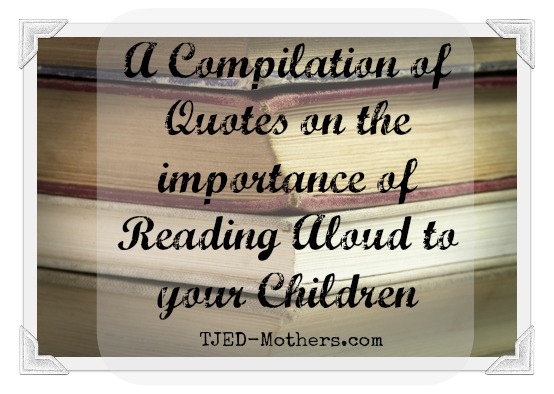 The Importance of Reading Aloud to your Family
